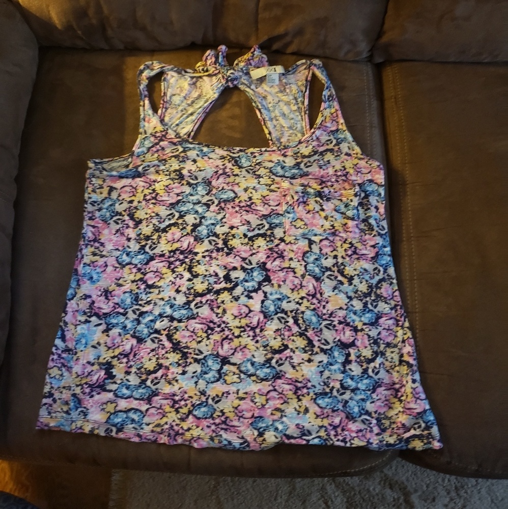 flowered tank